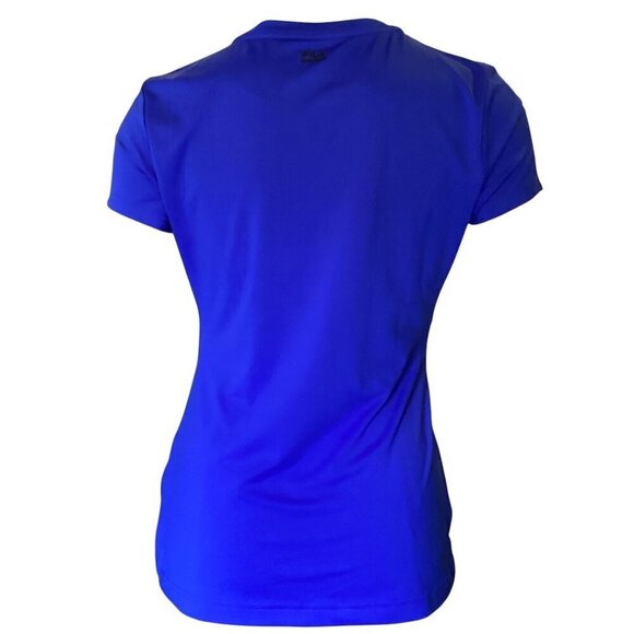 Bundle of 2 FILA Performance Sport Short Sleeve V-Neck Tops Womens Sz M  #82G - Picture 4 of 9